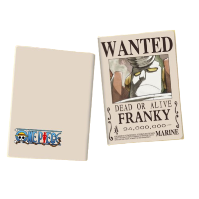 Cahier One Piece A5 Notebook Series: Franky Wanted Posters