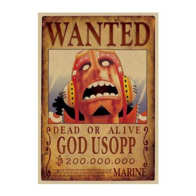 Avis de Recherche God Usopp Wanted