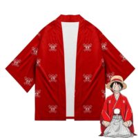 Cosplay One Piece Kimono Wano Kuni Luffy