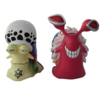 Figurine One Piece Lot de 2 Den Den Mushi Trafalgar et Doflamingo