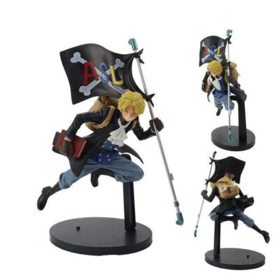 Figurine One Piece Sabo et son Drapeau