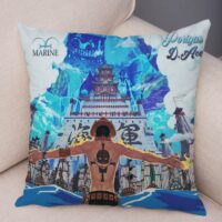 Housse de Coussin One Piece Luffy Marine