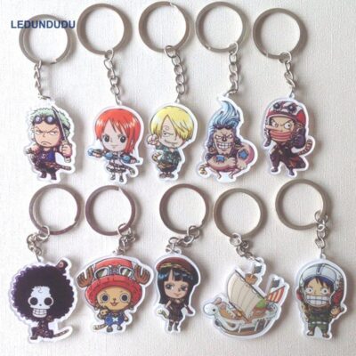 Lot De 10 Porte Clef One Piece