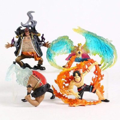 Lot De 4 FigurineOne Piece Portgas D Ace Marco Marshall D Teach Jozu – Image 2