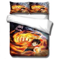 Parures De Lit One Piece Luffy Aokiji Et Barbe Noire