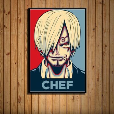 Poster One Piece Chef Cuisinier Sanji