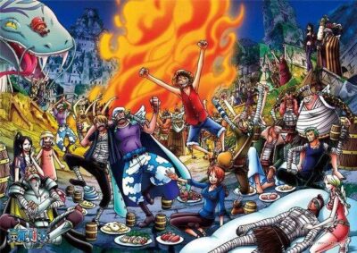 Poster One Piece Fête A Skypiea