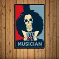 Poster One Piece Musicien brook