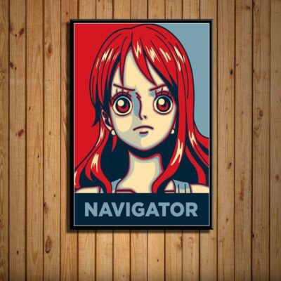 Poster One Piece Navigatrice Nami