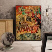Poster One Piece Stampede L’Assaut Des Pirates