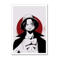 Poster One Piece Un Des 4 Empereurs Shanks Et La Lune De Sang