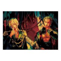 Poster One piece Roronoa Zoro Et Vinsmoke Sanji
