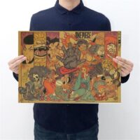 Poster Vintage One Piece Wano Kuni