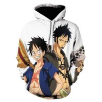 Pull One Piece Heart Et Mugiwara Réuni
