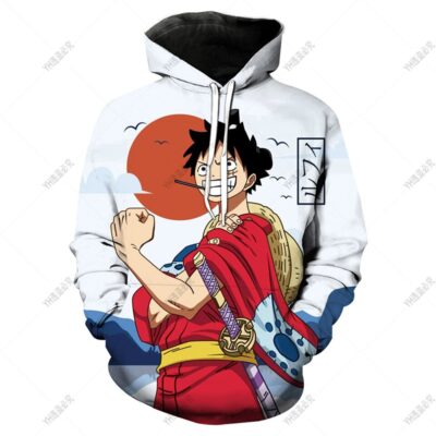Sweat Enfant One Piece Luffy le Pirate