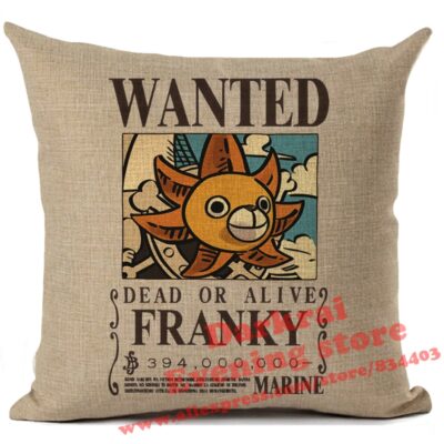 Housse de Coussin Avis de Recherche Franky