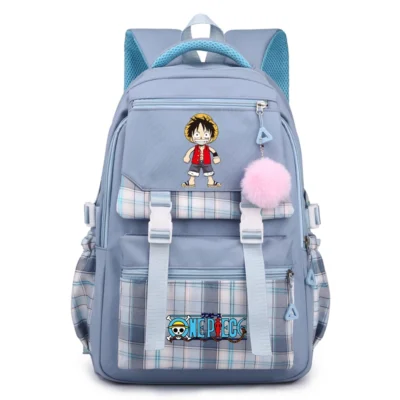 Cartable d’Ecole One Piece Bleu Bébé Luffy