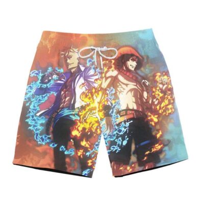 Short de Bain One Piece Ace et Marco