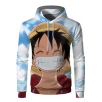 Sweat One Piece Le Sourire de Monkey D Luffy