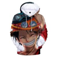Sweat One Piece Luffy  Chapeau d’Ace