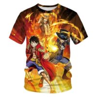 T Shirt One Piece La Fratrie Du Feu