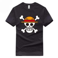 T-Shirt One Piece Logo Des Chapeaux De Paille
