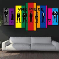 Tableau One Piece Couleur Mugiwara
