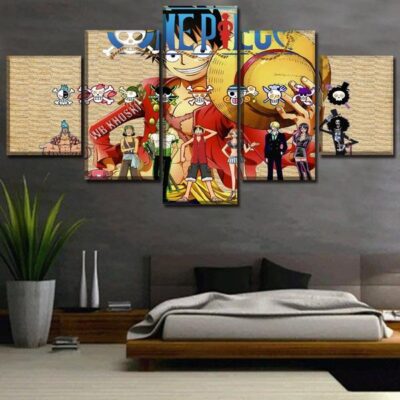Tableau One Piece L’Équipage du Futur Roi des Pirates