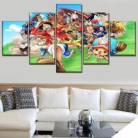 Tableau One Piece Mugiwara En Fuite