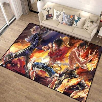 Tapis One Piece Ace Sabo Et Luffy