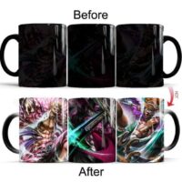 Tasse Magique One Piece Baggy Mihawk Et Doflamingo Les Shishibukai