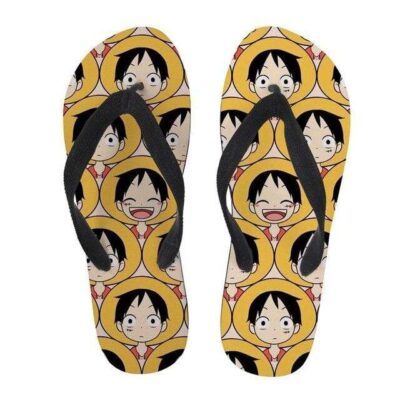 Tongs One Piece Cute Luffy