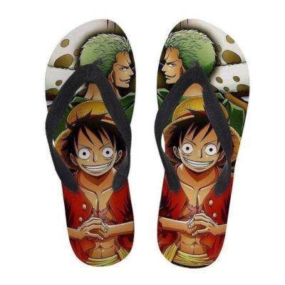 Tongs One Piece Zoro et Luffy
