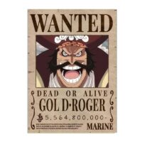 Avis de Recherche One Piece Gold Roger Wanted