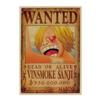 Avis de Recherche One Piece Vinsmoke Sanji Wanted