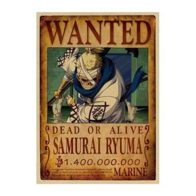 Avis De Recherche One Piece Shimotsuki Ryuma Wanted