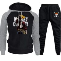 Ensemble One Piece Luffy Capitaine Des Mugiwara