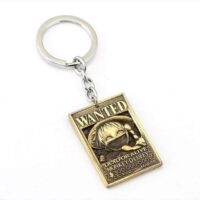 Porte Clef One Piece Wanted Monkey D Luffy